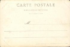 VINTAGE POSTCARD Caen the Statue of Louis XIV