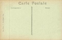 VINTAGE POSTCARD Caen Monument of Demolombre Garden of the place of the Republic