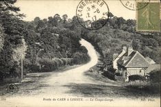 CPA Route De Caen A Lisieux Le Coupe Gorge 