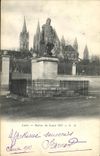 CPA Caen Statue de Louis XIV
