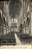 CPA Caen Eglise Saint Pierre La Nef Et Le Choeur 