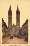 VINTAGE POSTCARD Caen Church St Etienne