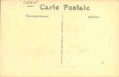 VINTAGE POSTCARD Caen L hotel God Church of the Trinity