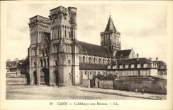 CPA Caen L Abbaye Aux Dames