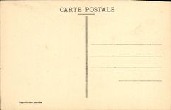 CPA Notre Dame De Charite de Caen Le Pere Eudes prechant a Valognes pendant un violent orage la pluie respecte auditeurs