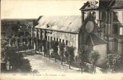 VINTAGE POSTCARD Caen the College La Chapelle