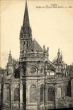 VINTAGE POSTCARD Caen Apse of L Church Saint Pierre