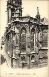 VINTAGE POSTCARD Caen L Church Holy Saver