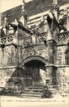 VINTAGE POSTCARD Caen Old Church Holy Gilles Gate of 15th