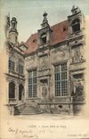 VINTAGE POSTCARD Caen Old Town hall
