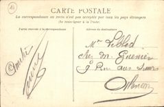 VINTAGE POSTCARD Caen the College and the Statue of Louis XIV