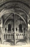 VINTAGE POSTCARD Caen Abbey with the Ladies Interior of the Vault