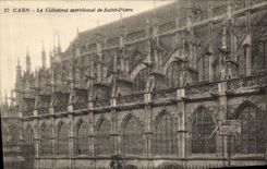 VINTAGE POSTCARD Caen the Collateral Southerner Of Saint Pierre