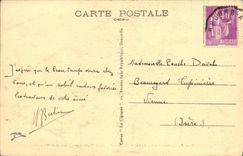 VINTAGE POSTCARD Caen Church Saint Pierre Details of L Interior