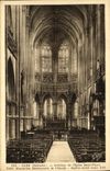 VINTAGE POSTCARD Interior Caen of L Church Rich Saint Pierre blazing decoration of L apse Master Furnace bridge Louis XVI