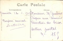 VINTAGE POSTCARD Deauville the Flowered Beach the Royal Hotel