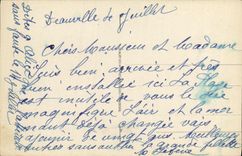 VINTAGE POSTCARD Deauville the Terrace and Villas