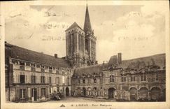 VINTAGE POSTCARD Deauville Matignon Court