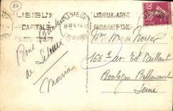 VINTAGE POSTCARD Deauville Matignon Court