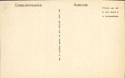 VINTAGE POSTCARD Lisieux Manor of the Salamander Detail of the sculptures