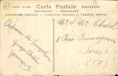 VINTAGE POSTCARD Lisieux Detail of the Old manor of the Salamander