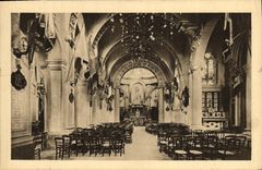 VINTAGE POSTCARD Lisieux Vault of the Carmelite nuns of Lisieux paree for the festivals of TRidum May 1923