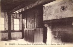 VINTAGE POSTCARD Lisieux Interieur Of the Manor of the Salamander First stages