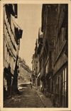 VINTAGE POSTCARD Lisieux Old women Houses of the Street To Broad beans