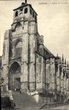 VINTAGE POSTCARD Lisieux L Church St Jacques