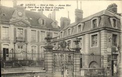 VINTAGE POSTCARD Lisieux Town hall Old Hotel of Pierre Rene of the Castling of Cerquigny buys by the city in 1771