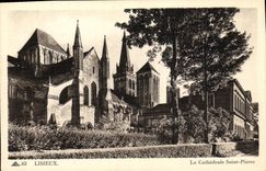 VINTAGE POSTCARD Lisieux the Cathedral Saint Pierre