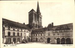 VINTAGE POSTCARD Lisieux Matignon Court