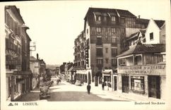 VINTAGE POSTCARD Lisieux Boulevard co  Anne