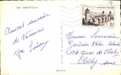 CPA Deauville Le casino Normandy Hotel La plage Le Royal