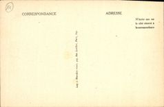 VINTAGE POSTCARD Deauville Gardens