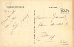 VINTAGE POSTCARD Deauville the Flowered Beach L Royal Hotel seen of the gardens of the casino