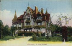 VINTAGE POSTCARD Deauville the farm of the Slope