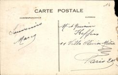 VINTAGE POSTCARD Deauville the Flowered Beach the bar of the sun and the beach