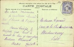 VINTAGE POSTCARD Deauville the Flowered Beach Normandy Hotel