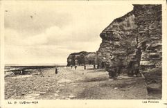 POSTAL Lucas de la VENDIMIA en los acantilados del mar