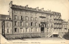 POSTAL Lucas de la VENDIMIA en la playa hermosa del hotel del mar