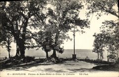 CPA Honfleur Plateau De Notre Dame de Grace Le Calvaire 