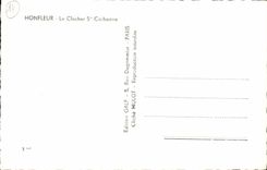 CPSM Honfleur the Bell tower St Catherine