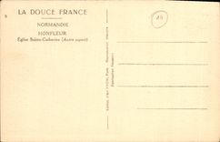 CPA Honfleur Eglise Sainte Catherine 