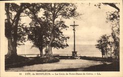 CPA Honfleur La Croix de Notre Dame de Greve 