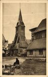 VINTAGE POSTCARD Honfleur Church co  Catherine