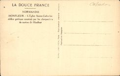 CPA Honfleur Eglise Ste Catherine