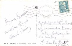 VINTAGE POSTCARD Cliff the Castle Talbot Turn