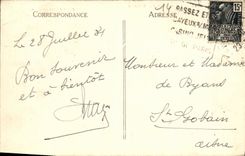 VINTAGE POSTCARD Bois De Cise Falaise Dimensions Seas Tennis