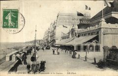 POSTAL Cabourg de la VENDIMIA la caminata de la presa y el casino